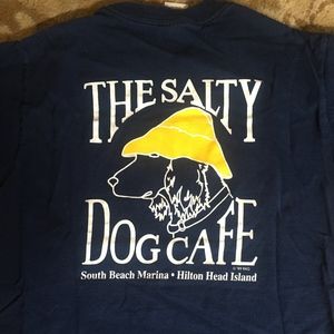 Dark Navy Blue Salty Dog T-shirt